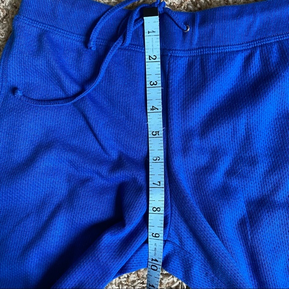 GK Elite Sportswear Royal Blue Warm Up Pants Lounge Pants Waffle Weave - Picture 10 of 10
